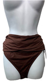 La Blanca Island Goddess Womens Banded Mid Waist Bikini Bottom Underwear Size 14