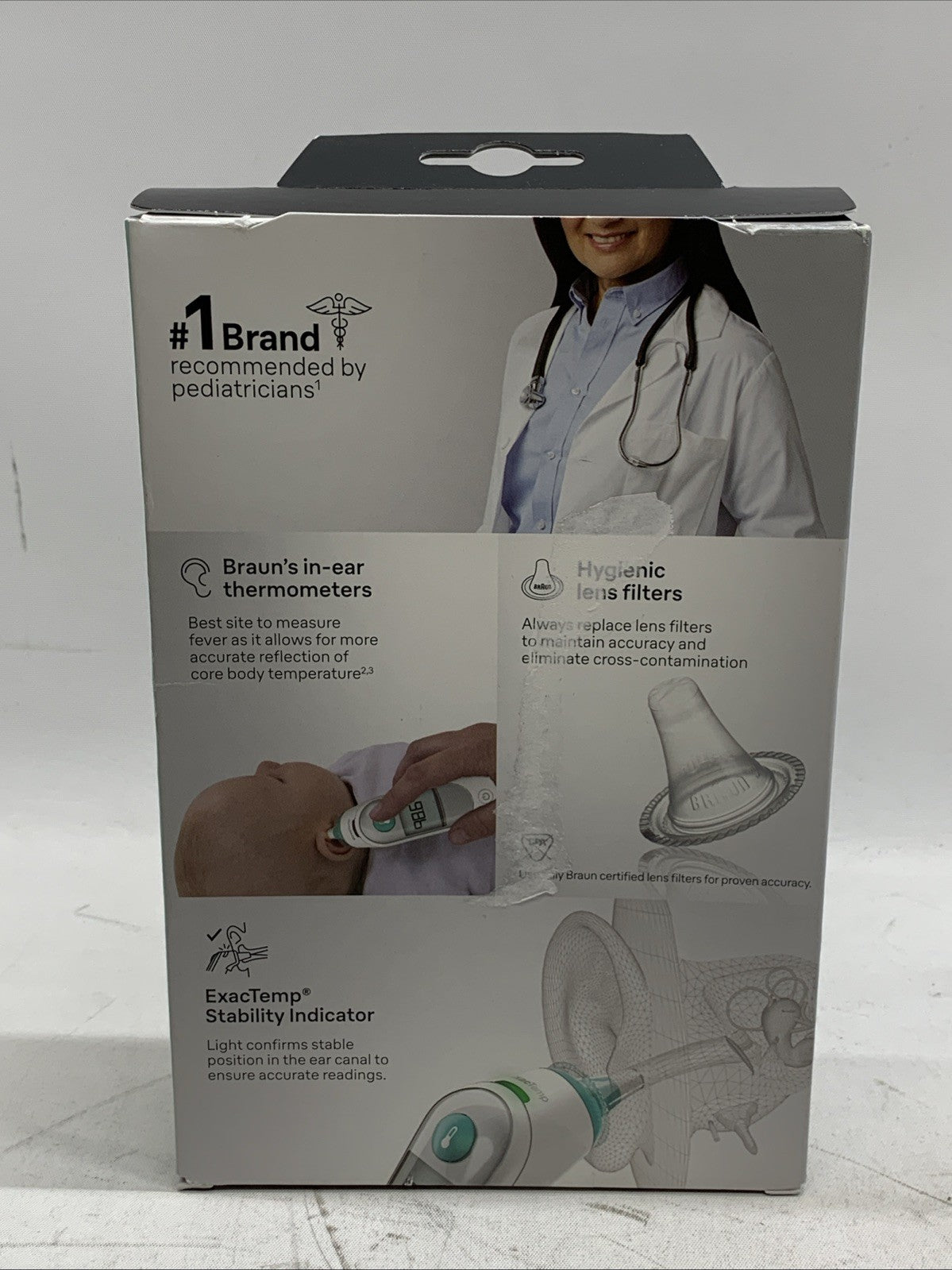 Braun ThermoScan 5 Ear Thermometer IRT6500USV1 Digital Precise Reliable In-ear