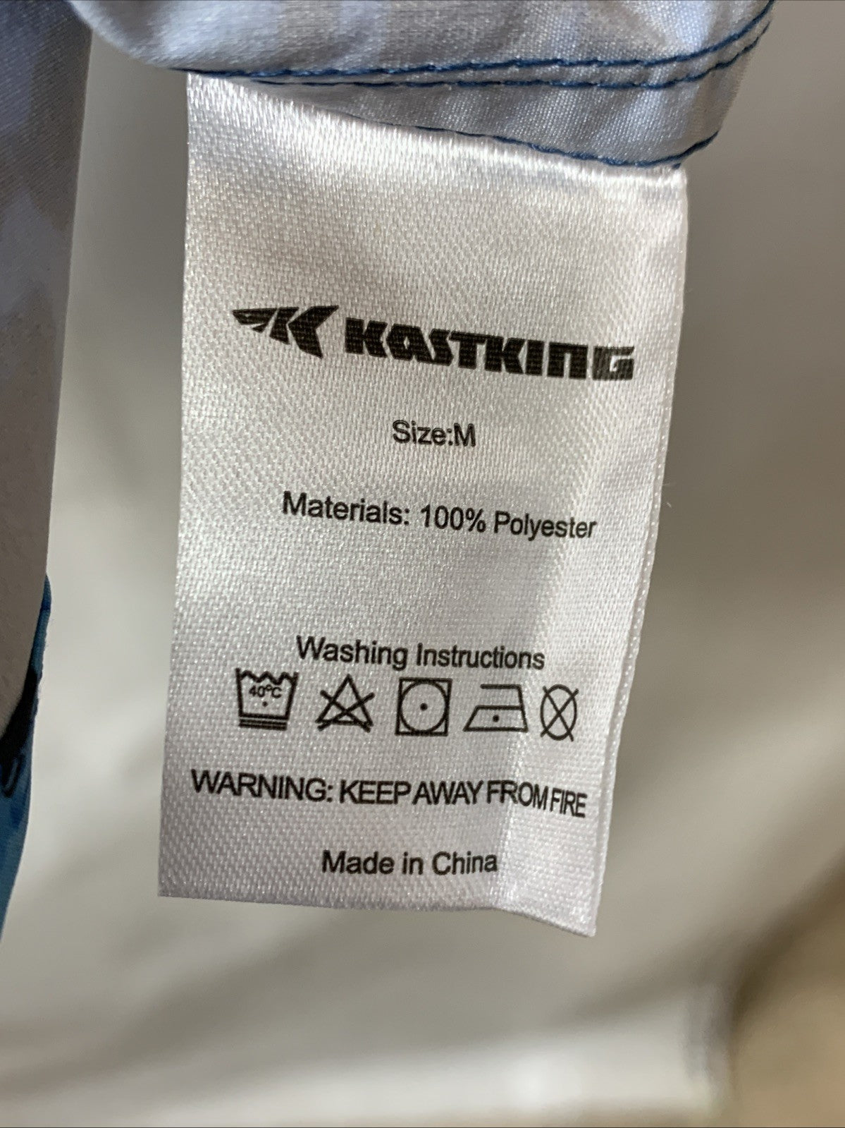 Kastking Men’s Rekon Fishing Shirt Short Sleeve Shoreline Size M Collared Neck