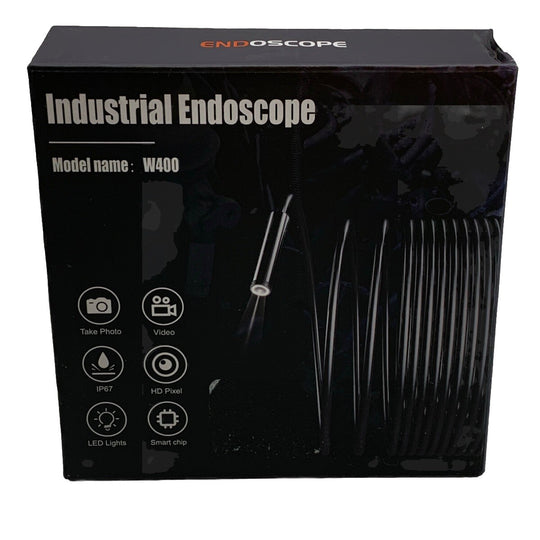 Endoscope Camera with Light, 1920P HD Borescope Tools W400 Led Lights HD Pixel