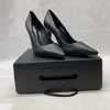 D'Amelio Womens Footwear Black Leather Karyenaa Pump Size 7.5 High Heel Slip-on