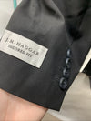 Haggar Men’s JMH Premium Stretch Jacket Size 54L Black Long Sleeve Tailored Fit