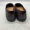 Clarks Women's Leather Ballet Flat Meadow Rose Wine Sandal Size 6.5M Slip-on