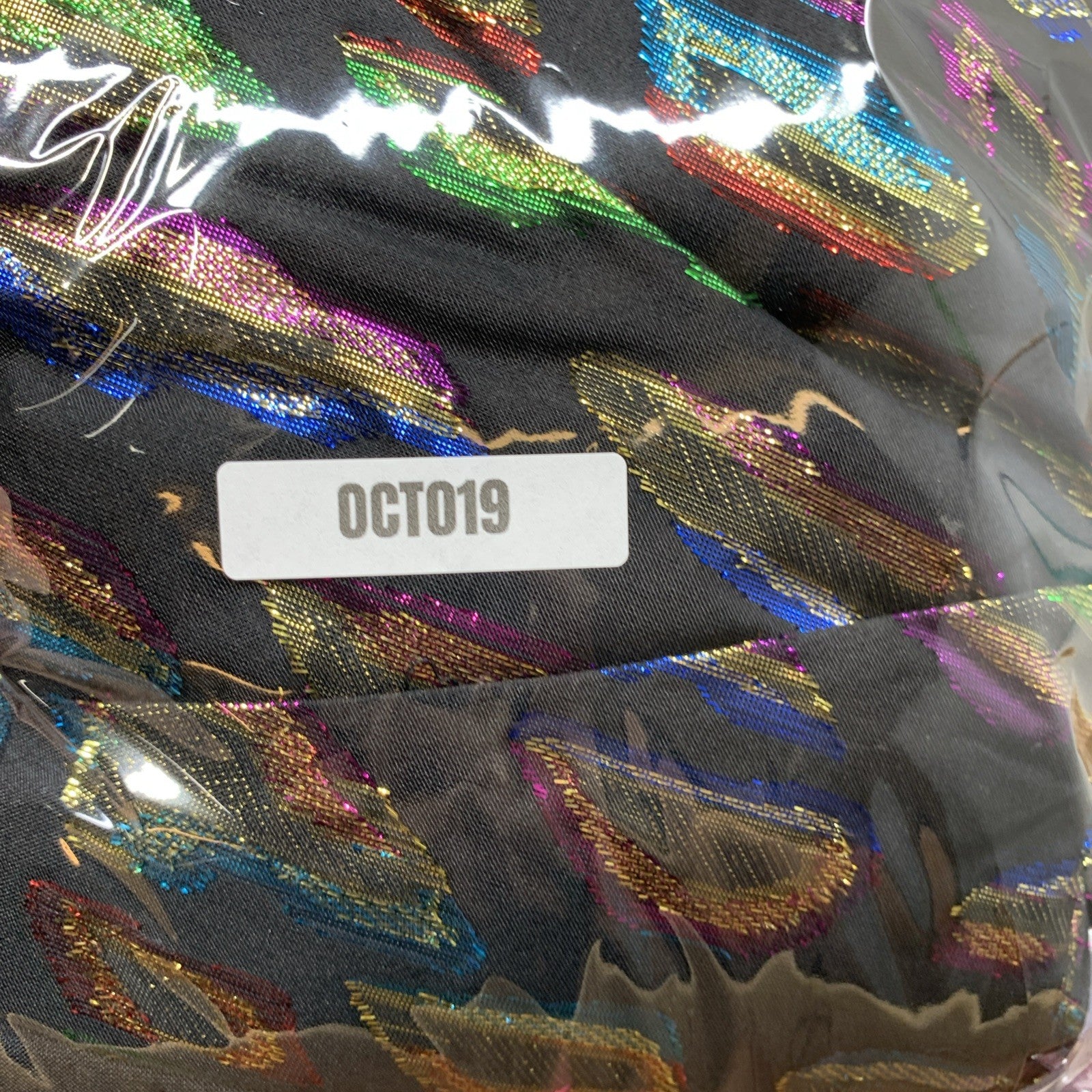 Rachel Zoe Mason Jumpsuit 0 Faux Wrap Metallic Party Wide Leg V-neck Colorful