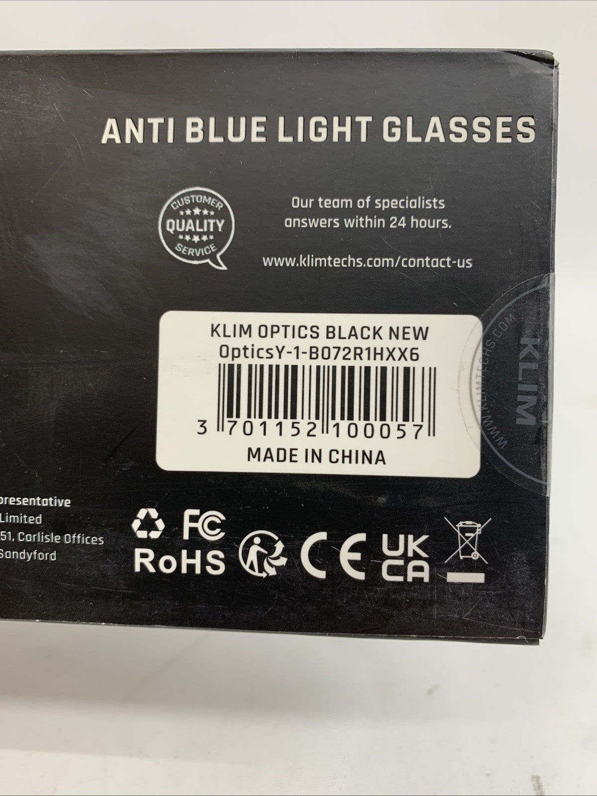 Optics Anti Blue Light Blocking Glasses New Version Bye Eye Strain and Fatigue
