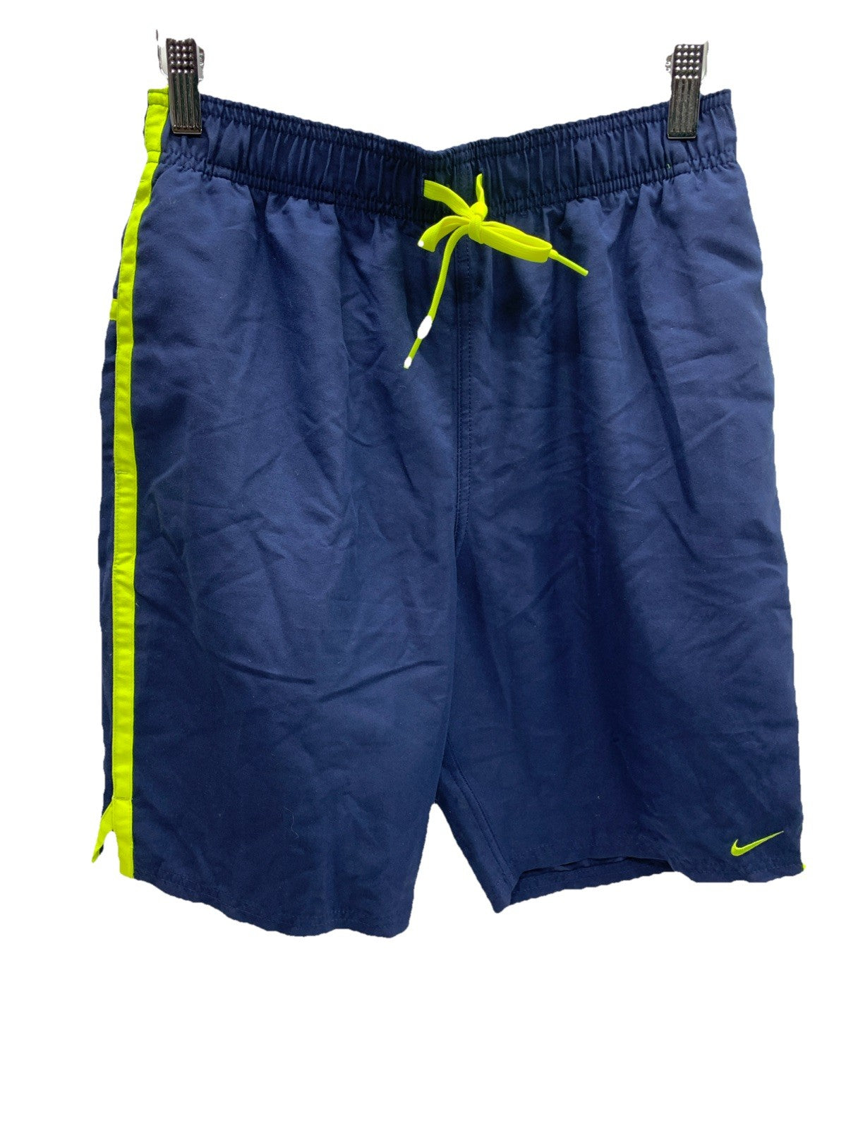 Nike Swimwear BLUE/ GREEN Lined Shorts Bathing Suit NESSA562-440 Size Small