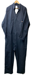 Dickies Men's Basic Blended Coverall Big-Tall 3XL R Navy Two-way Front Brass Zip