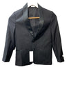 Calvin Klein Mens Regular Blazer and Pants Set Black Size 8 Long Sleeve CTFDE22F