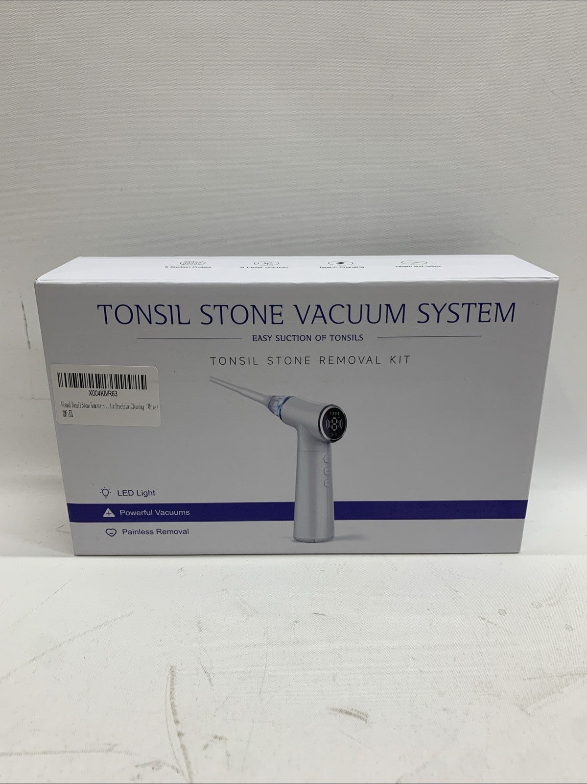 Upgraded Tonsil Stone Remover Tool Led Light Powerful Vacuum Painless Removal