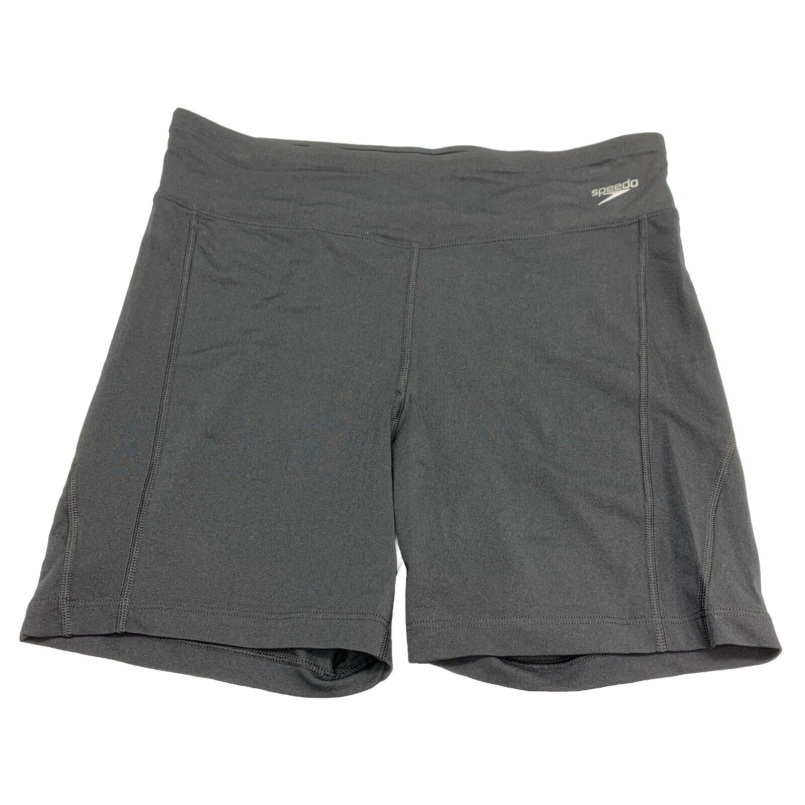 Speedo Women's Swimsuit Bottom Jammer Mid Length Size M Pull On Black Durable