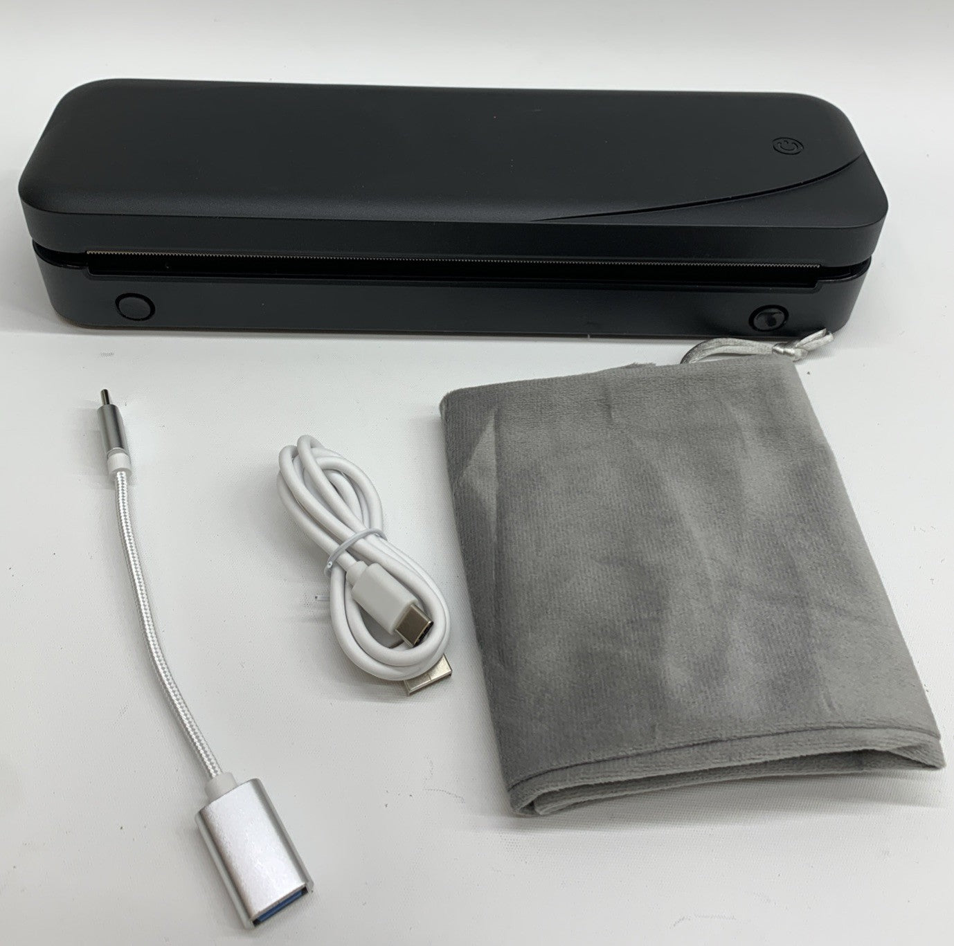 Portable Printer M833 Black for Travel Bluetooth Thermal Supports 8.5 x 11 Inch