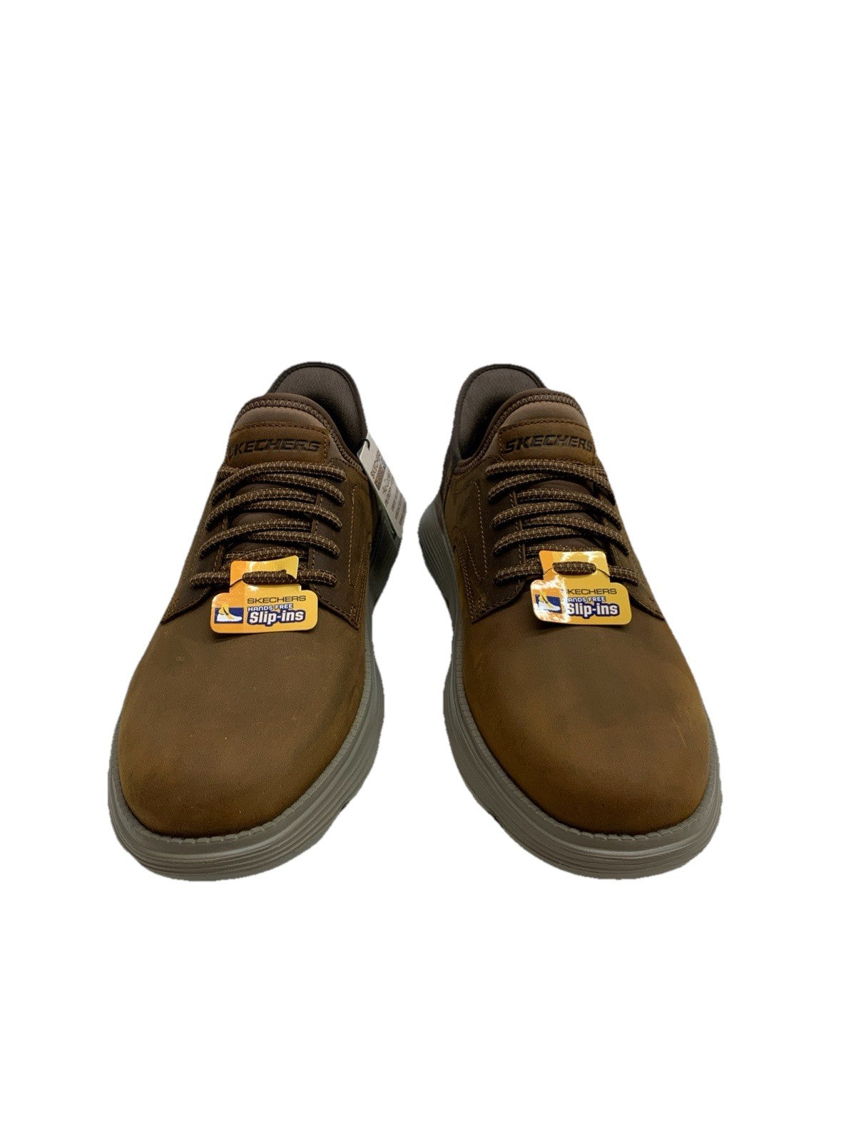 Skechers Men Shoes Garza Gervin Hands Free Slip-in Dark Brown 205046/CDB Size 11