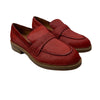 Lucky Brand Bossa Nova Red Calf Hair Size 7.5M Slip-on Loafer Shoes LK-SALIMA2