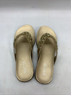 Kenneth Cole Reaction Womens Glam-Athon Gold Flip-Flops Size 6.5 Slip-on Sandal