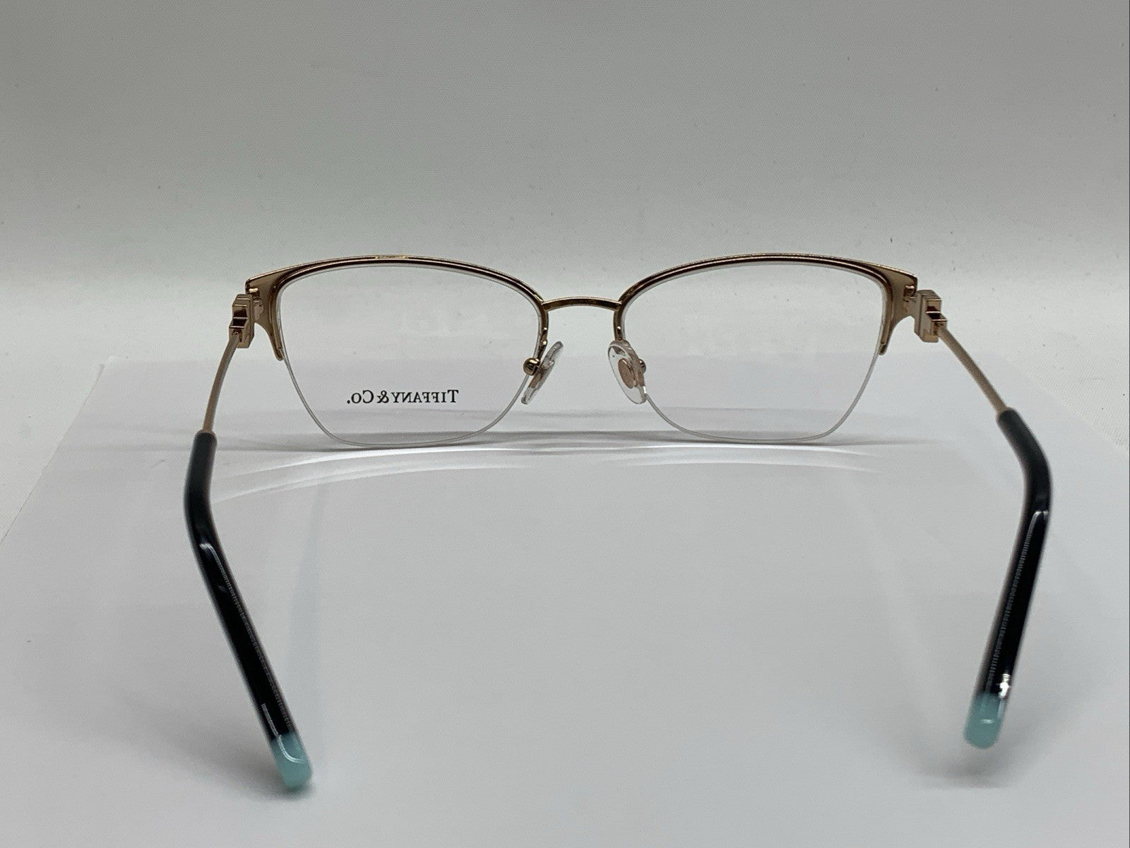 Tiffany & Co Eyeglasses Frames TF1141 6122 Black Rose Gold MOP 54-15-140 Stylish