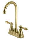 Kingston Brass KB497ACLSB American Classic Bar Faucet 1.8GPM 60PSI Deck Mount