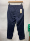 Dockers Women's Slim Fit Ankle Refined Long Pant Navy Blazer A17700004 Size 25