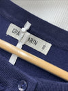GRACE KARIN Women's Long Sleeve Button Up Shirt Cable Knit Cardigan Size 3XL