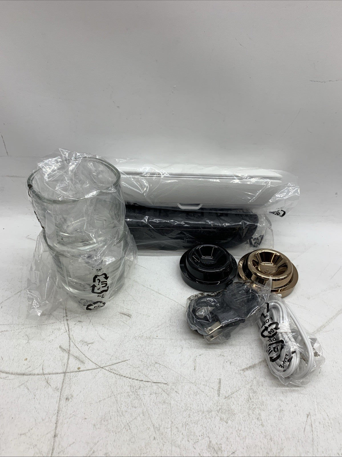 Philips Sonicare Diamond Clean Glass Cup RG/Black Charging Base Charging Case