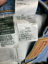 Levi’s Women’s 501 Denim Shorts High Rise Fitted Through Hips Distressed Size 29