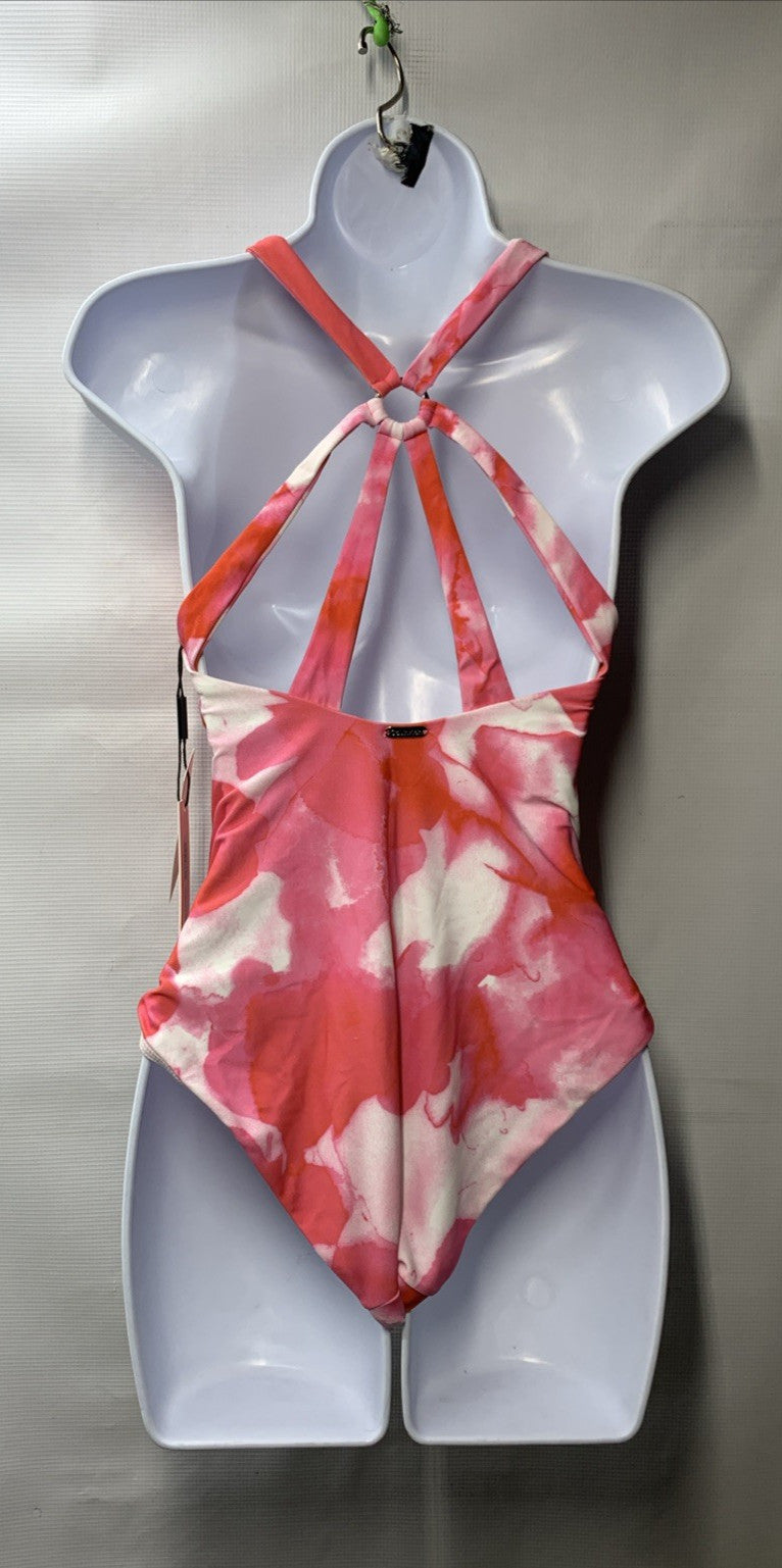 Calvin Klein Women's Standard V-Neckline One Piece Swimsuit CG2MF535 Size 6