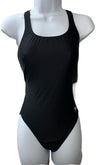 Speedo Womens One-Piece Swimsuit Black Size 8/34 F PRO-LT Swimwear Solid Pull On