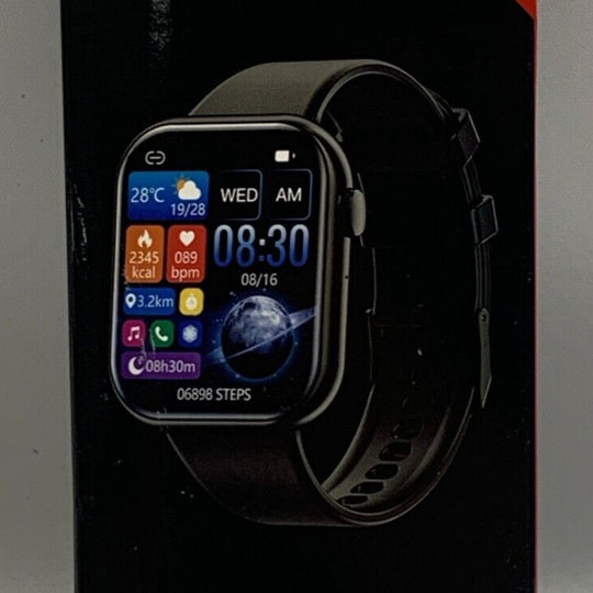 Bluetooth Smart Watch Heart Rate Monitor Fitness Sport Waterproof sleep &weather