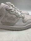 COACH Women’s C201 CR937 Sneakers 11.5D Optic White Lace-up Shoes for Walking
