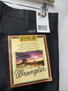 Wrangler Men's Wrancher Dress Jeans Regular Fit Size 30x29 Black Long Pants