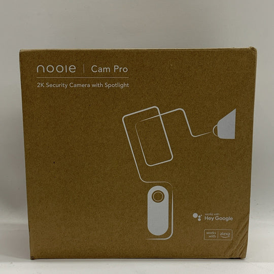 nooie Pro Cam, 2K Security Cameras Wireless Outdoor Spotlight Mic Night Vision
