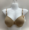 Womens Cushioned Underwire Lightly Lined T-Shirt Bra 01593-21 Toasted Almond 38B