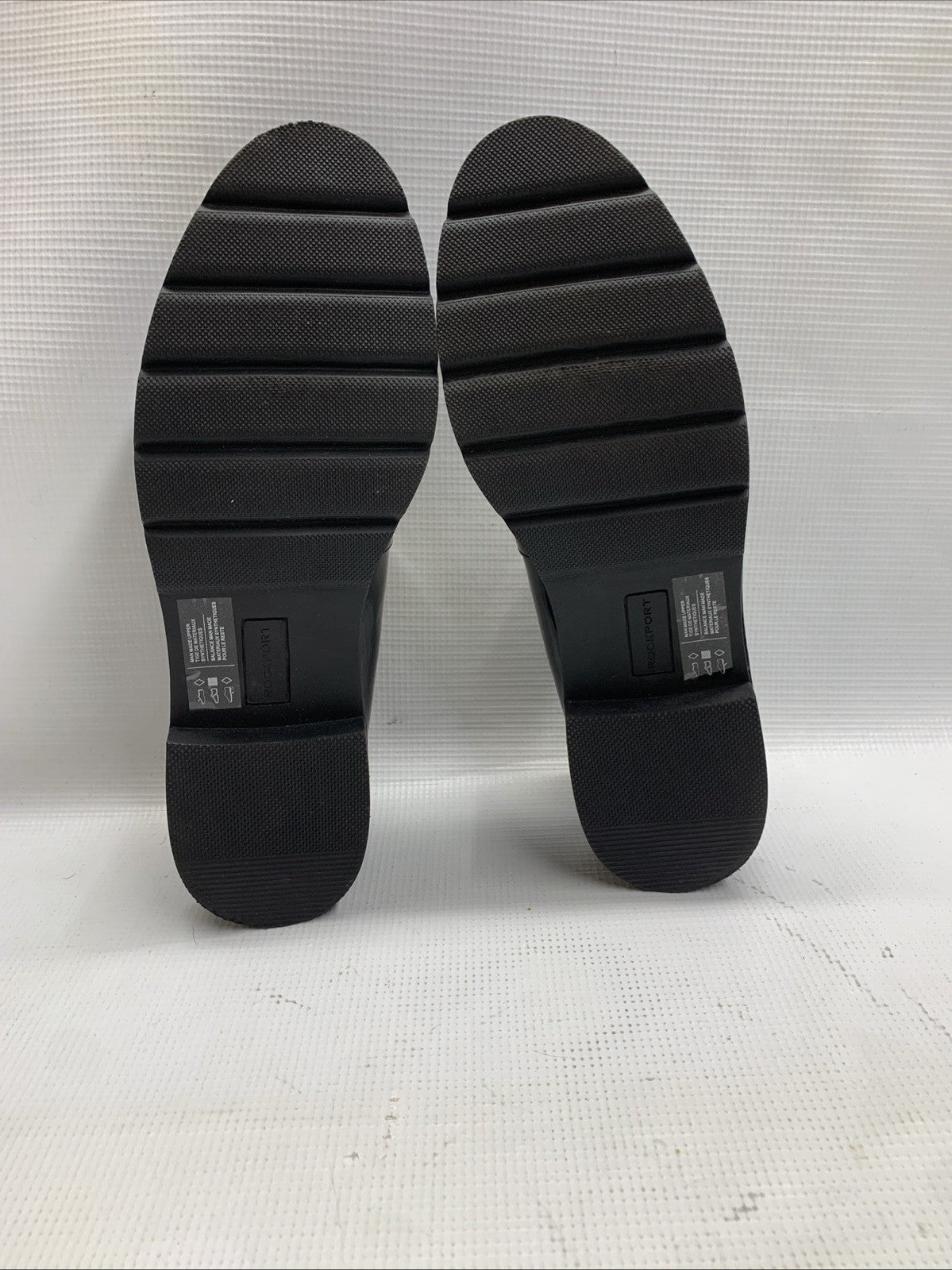 Rockport Kacey Penny Loafer Shoes Black Patent Leather US Womens 8.5 Pull-On