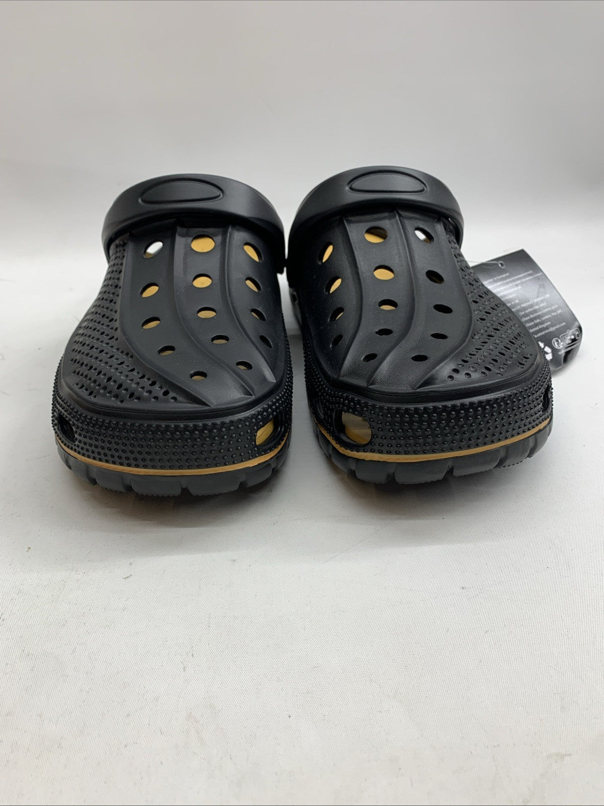 Men's Arch Support Clogs Garden Shoes Slip-On Outdoor Beach Slippers Black 11.5