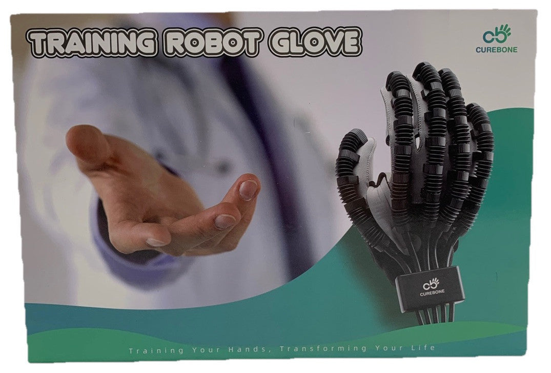 Curebone Rehabilitation Robot Glove Right Hand Medium Gray Finger Strengther