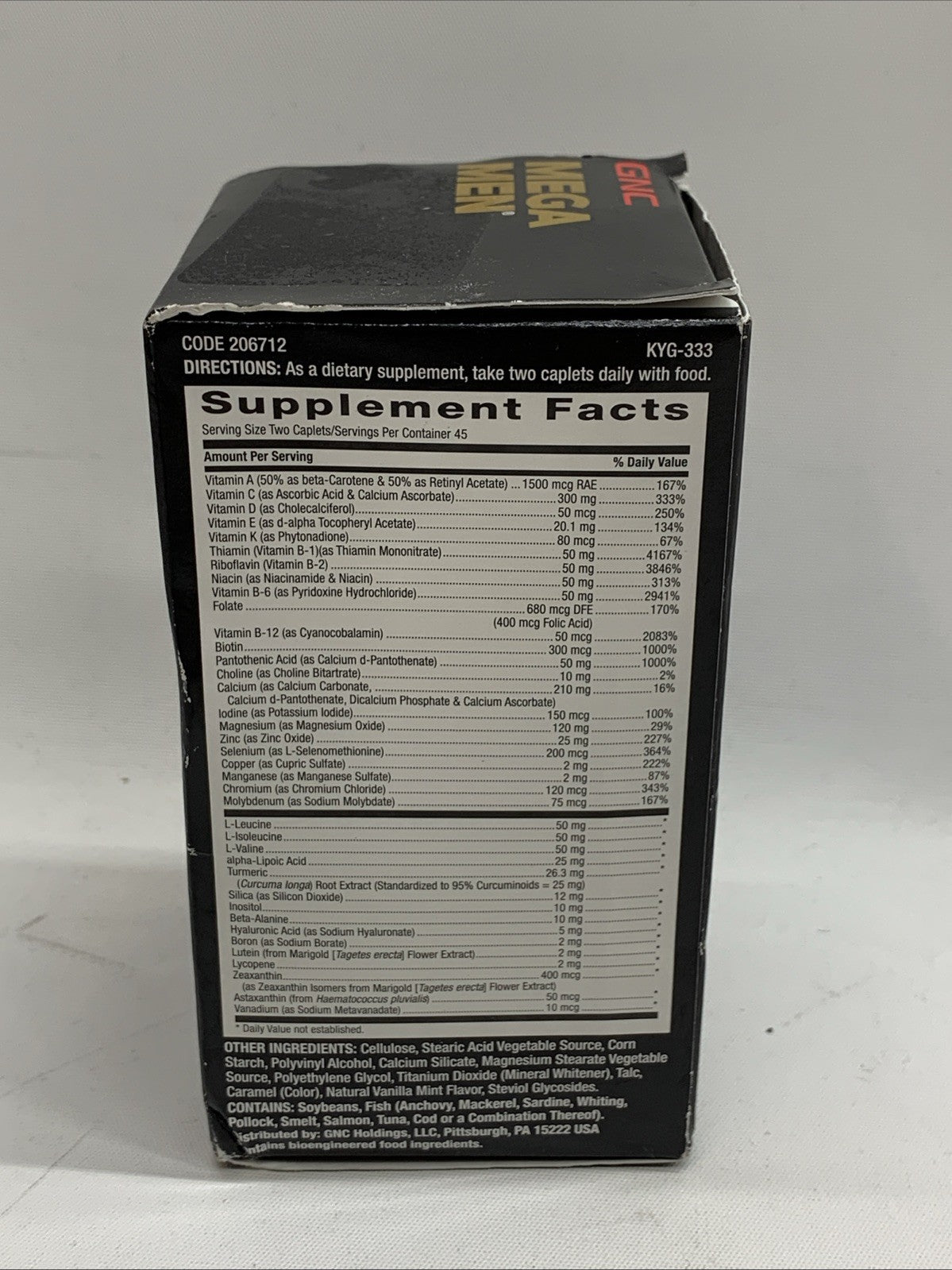 Mega Men Sport Multivitamin Caplets Athletic Performance Nutrition Muscle Functi