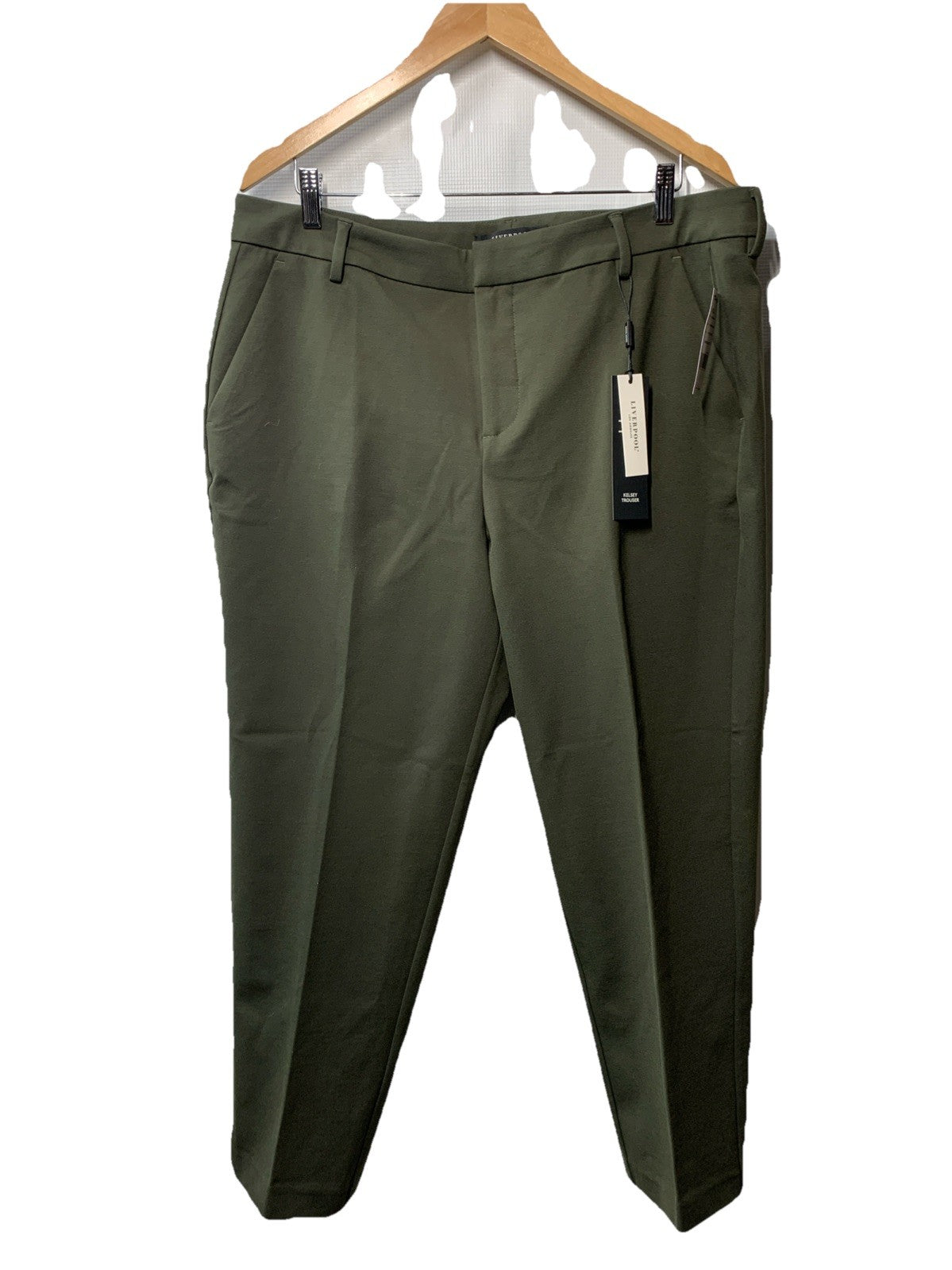 Liverpool Kelsey Women's Slim Trouser Long Pants Size 16/33 Petite with Pockets