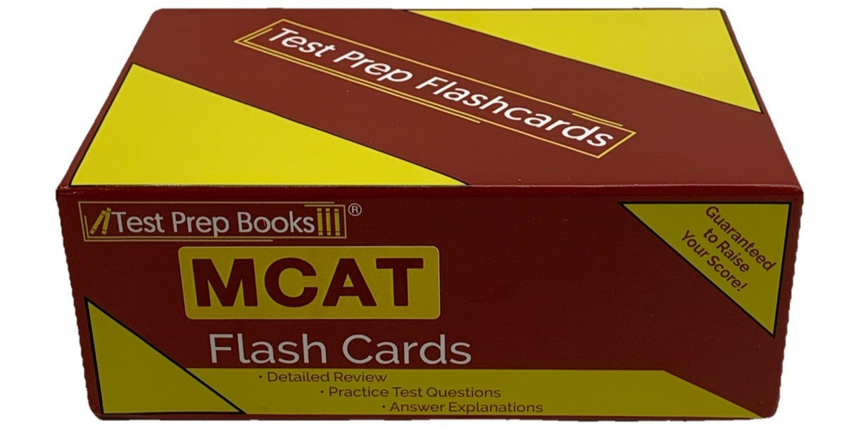 MCAT Test Prep Books Study Cards Review And Practice Test Questions Flash Cards