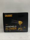 Leaf Blower Cordless with Battery and Charger 300,000 RPM Extended Nozzle Yellow