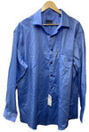 Van Heusen Dress Shirt Mens Flex Collar Regular Fit Blue Size 2XL 18-18.5 34/35