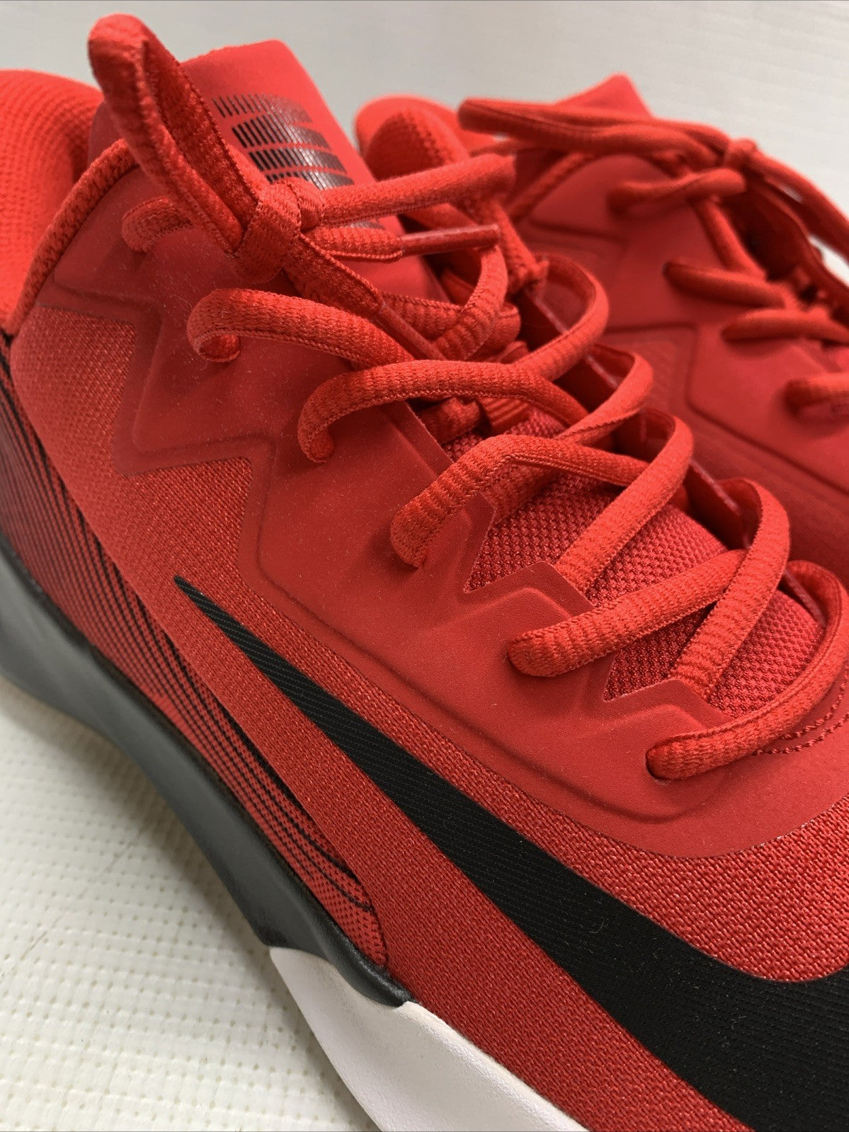 Nike Precision IV Me'ns Lace-up Shoes Red CK1069-600 Size 10 Lace-up Rubber sole