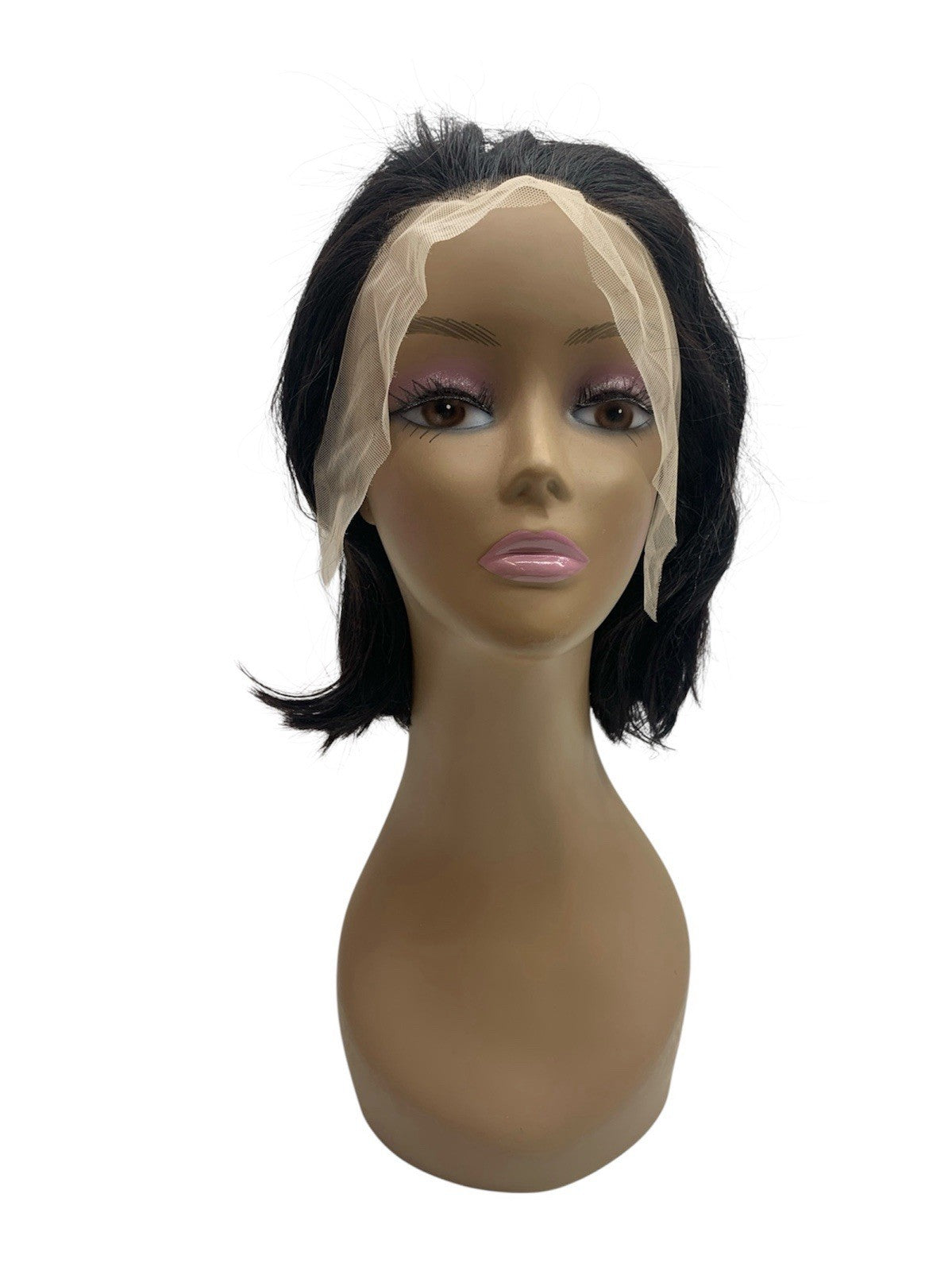 Bob Wig Human Hair 180% Density 13X4 HD Transparent Lace Front Wigs 10in