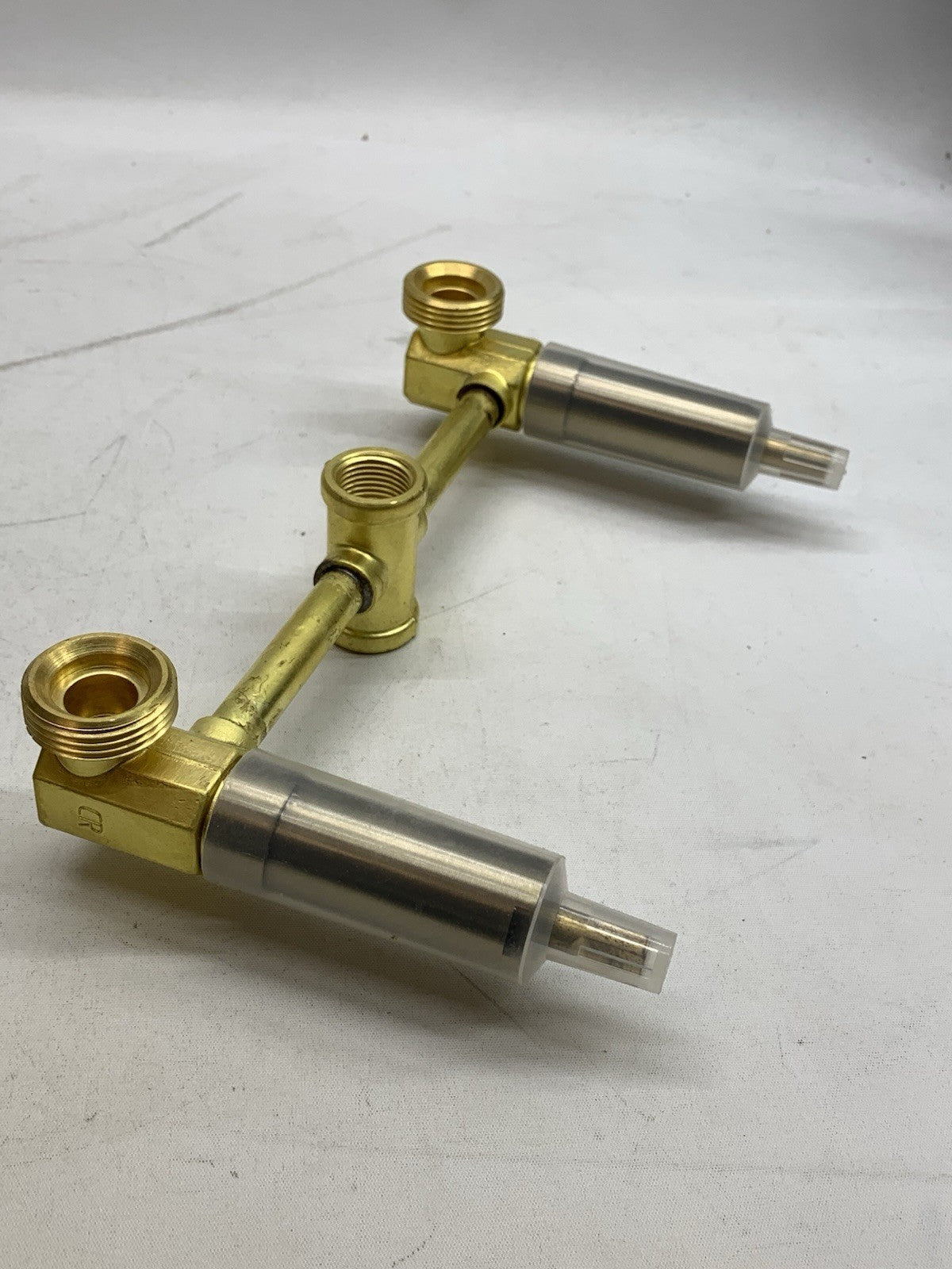 Kingston Brass KB243AXAB Magellan Tub and Shower Faucet Antique Brass 2 Handles