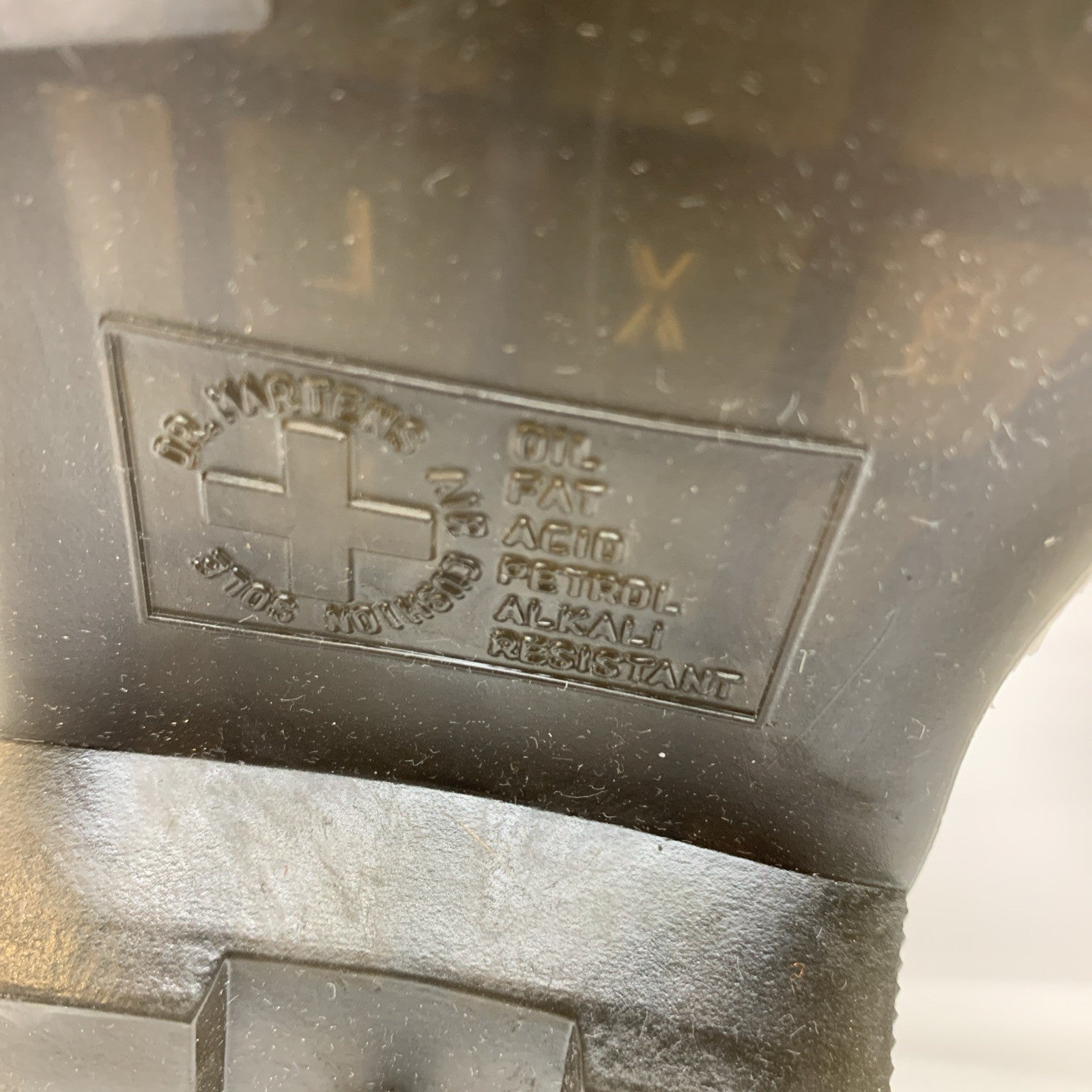 Dr Martens Air Wair Serena 1460 leather Faux fur lined Combat Boots Size 8 Lace