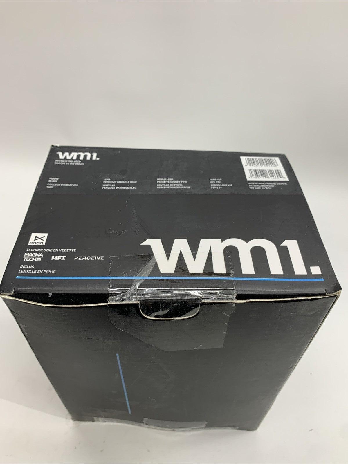 Anon WM1 Perceive Skiing Snow Goggles Black Frame Protection with Bonus Lens