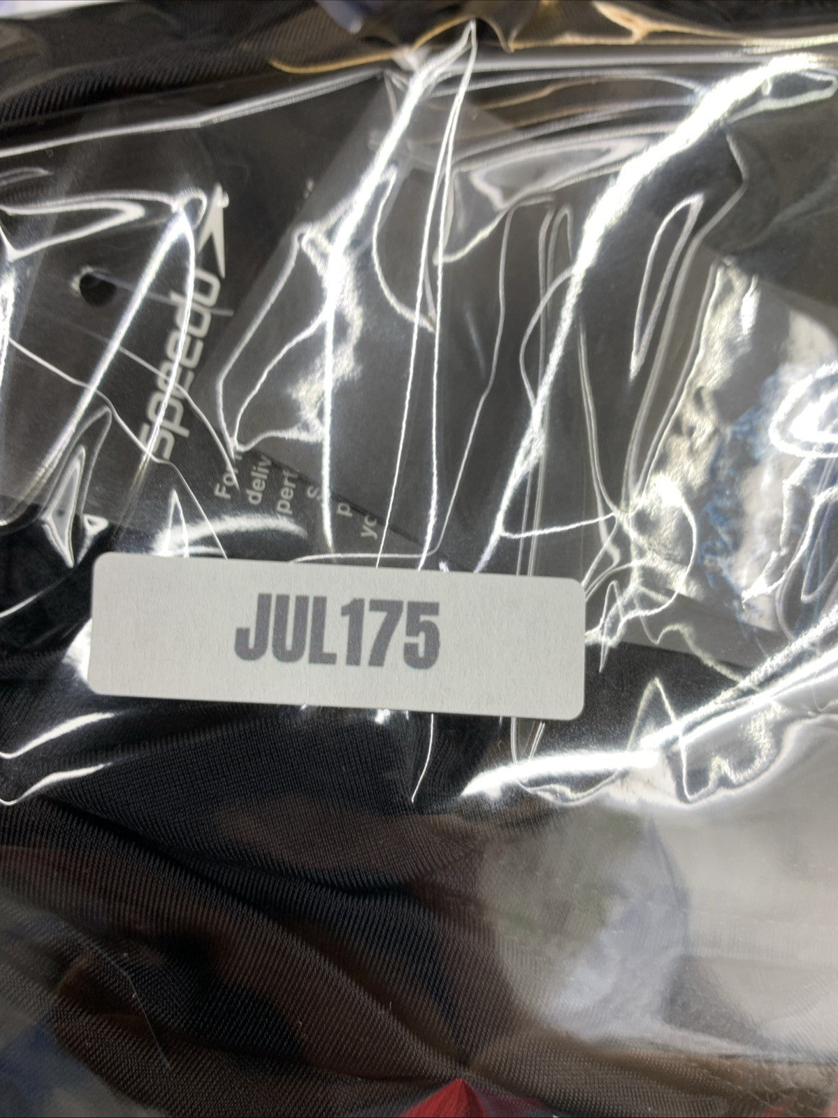 Speedo Women's Swimsuit Size 10/36 Team Black One Piece Prolt Super Pro Solid