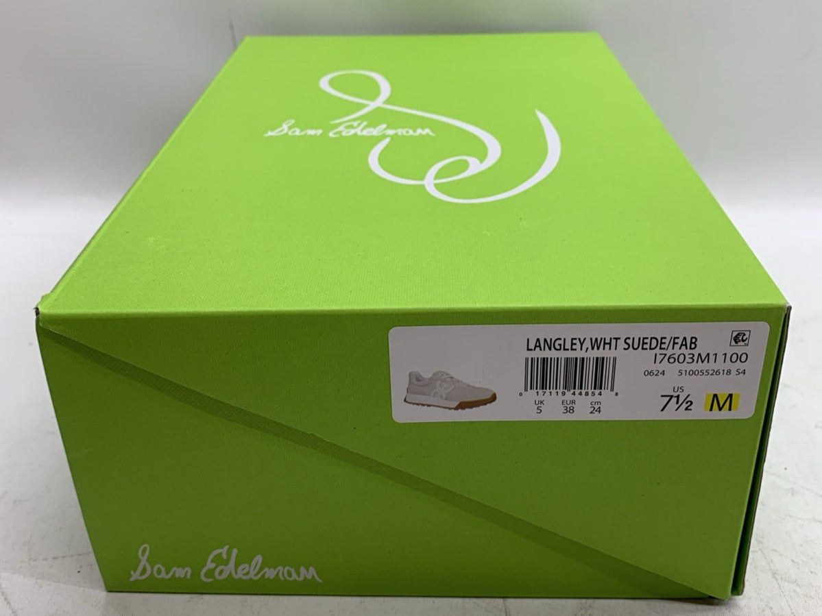 Sam Edelman Women's Langley Sneaker Size 7.5M Lace-up Shoes Casual I7603M1100