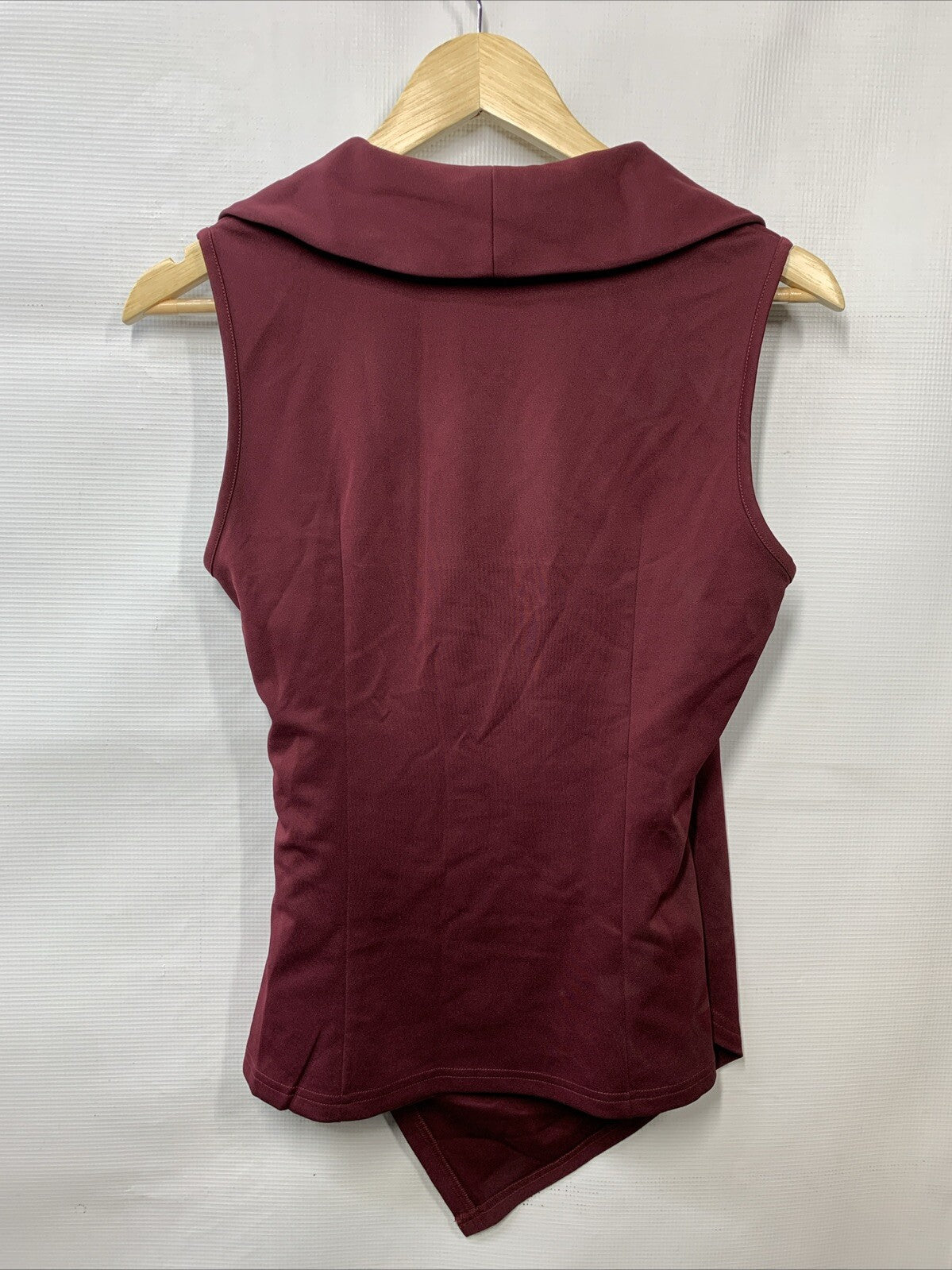 GRACE KARIN Women's Wrap V Neck Summer Blouse Casual Work Tops Sleeveless Size M