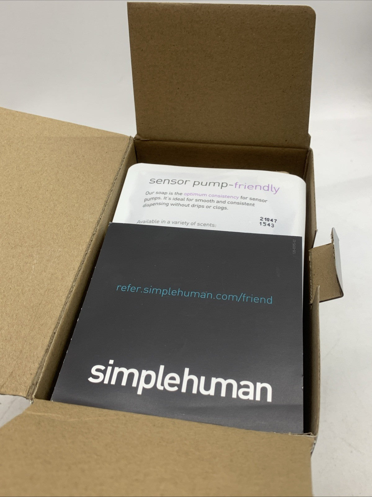 Simplehuman 9fl.oz. Touch-Free Rechargeable Sensor Liquid Soap Pump Dispenser