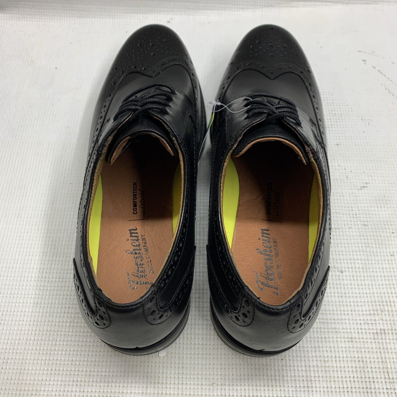 Florsheim Midtown Wingtip Oxford Men's Size 9 Black/Noir Dress Shoes Lace-up