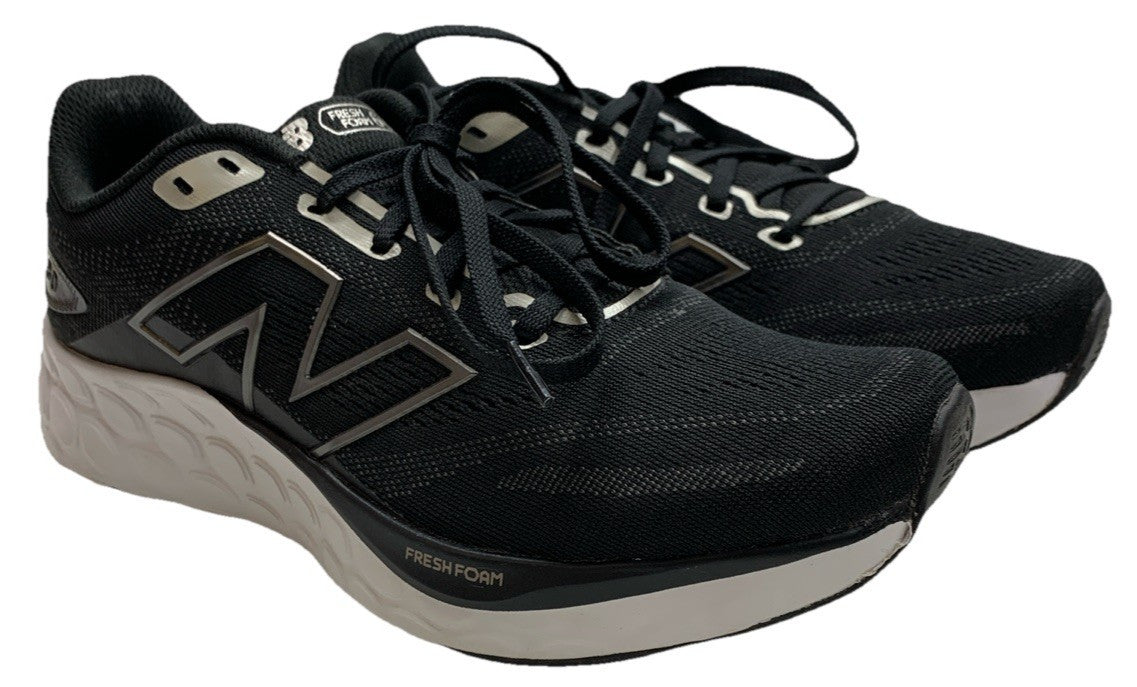 New Balance Fresh Foam 680v8 Women Black Sneakers Size 10 W680LK8 Lace-up Shoes
